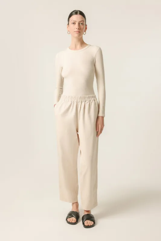 MONROE ORGANIC LS TEE sold by Nude Lucy