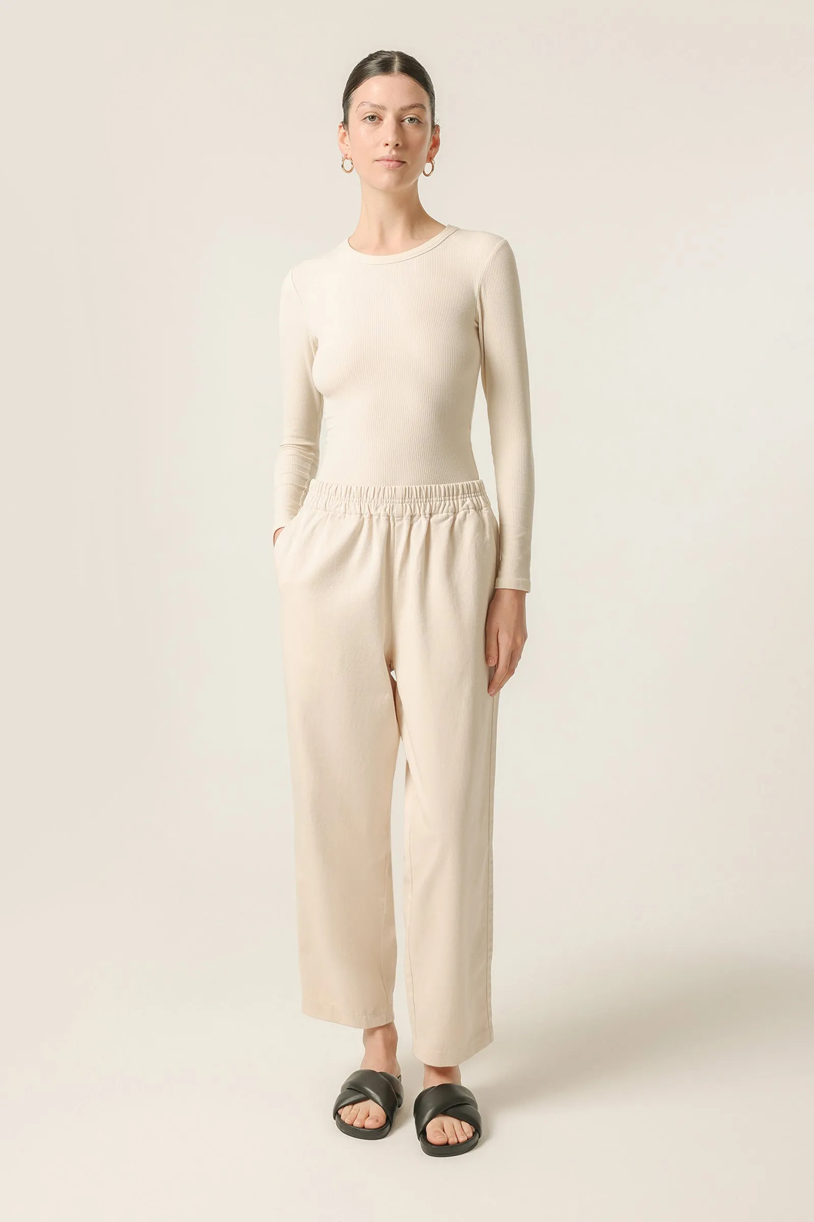 MONROE ORGANIC LS TEE sold by Nude Lucy