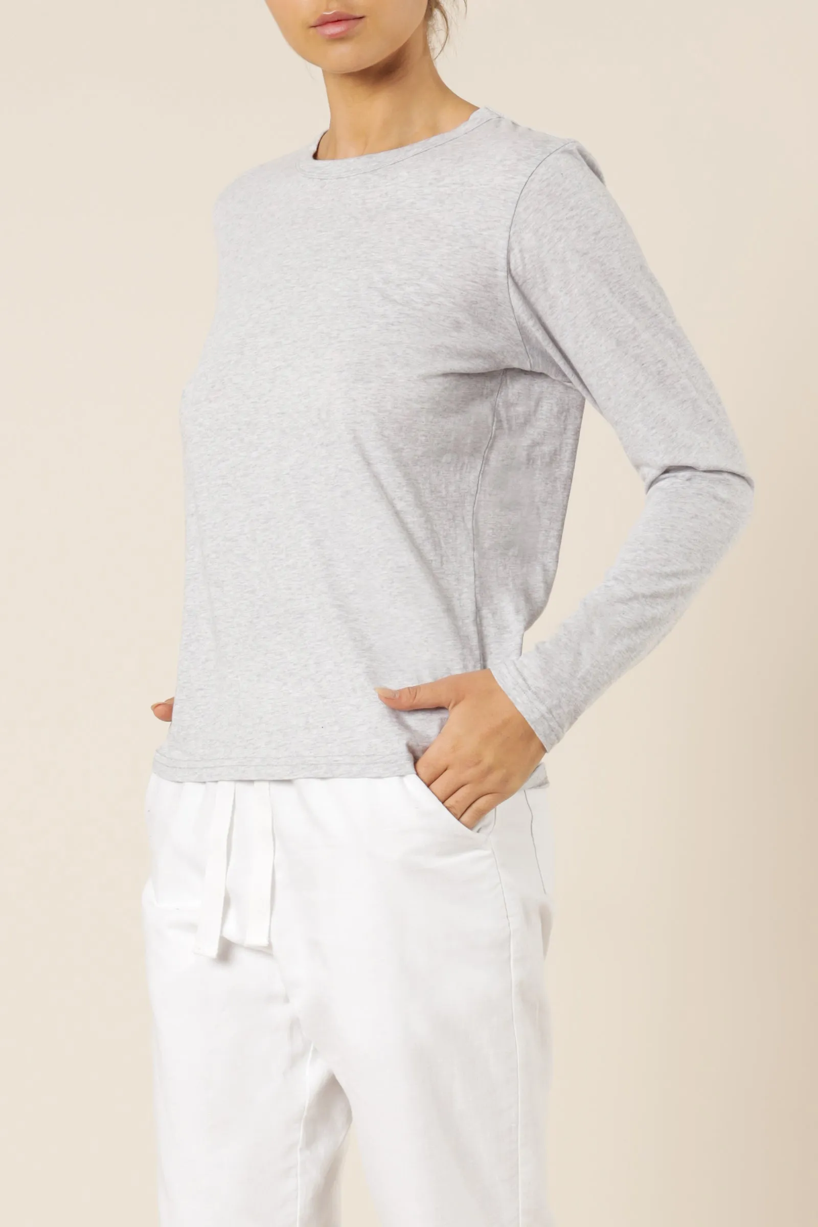 AVA LONG SLEEVE TEE sold by Nude Lucy product image thumbnail 3