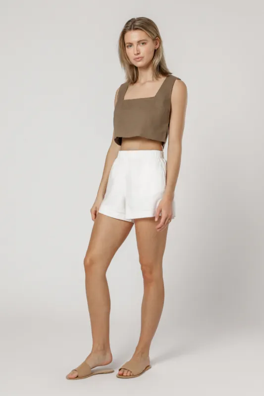 DARCY LINEN CAMI sold by Nude Lucy
