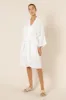 NUDE LINEN LOUNGE ROBE sold by Nude Lucy