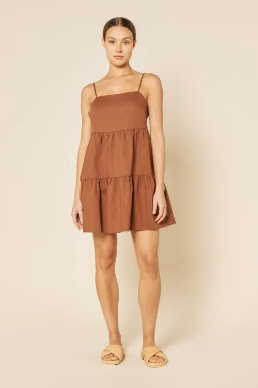 JONES LINEN MINI DRESS sold by Nude Lucy