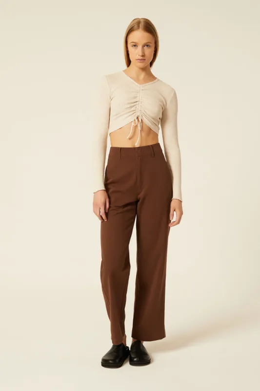 LANE DRAWSTRING TEE sold by Nude Lucy