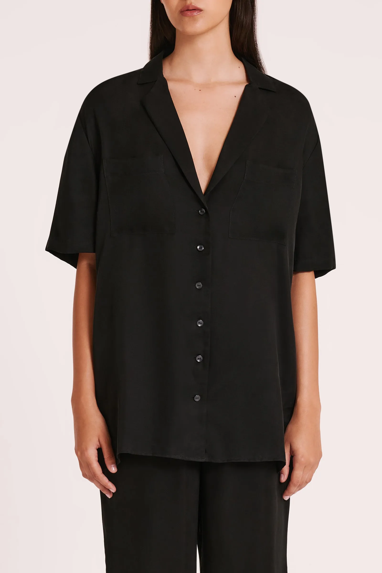 LUCIA CUPRO SHIRT sold by Nude Lucy product image thumbnail 2