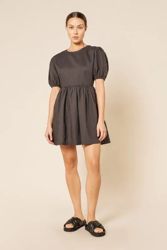 NIMA LINEN MINI DRESS sold by Nude Lucy