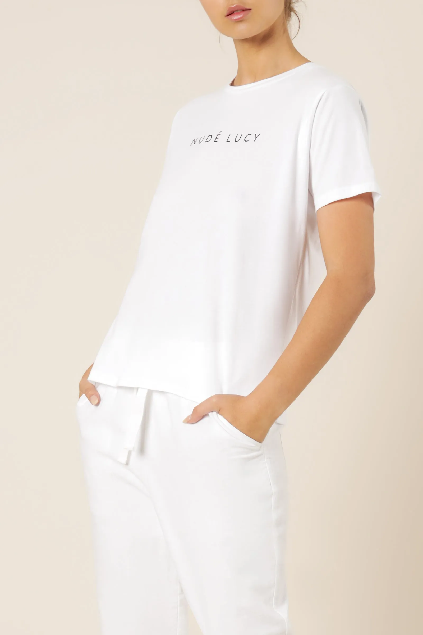 NUDE LUCY SLOGAN TEE sold by Nude Lucy product image thumbnail 3