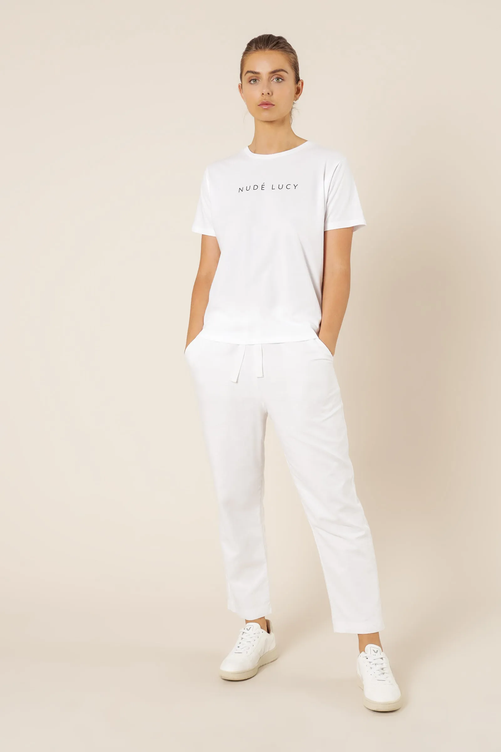 NUDE LUCY SLOGAN TEE sold by Nude Lucy