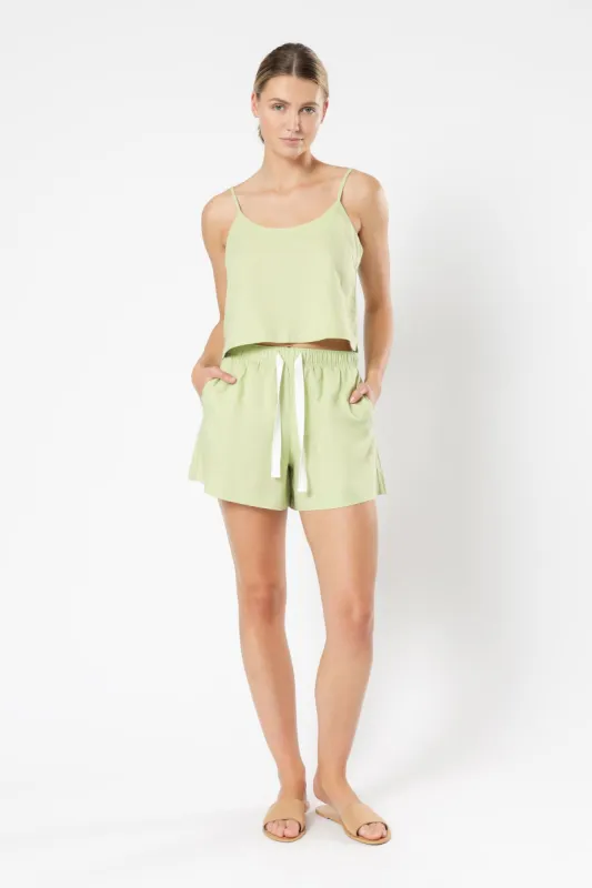 DREW LINEN CAMI sold by Nude Lucy