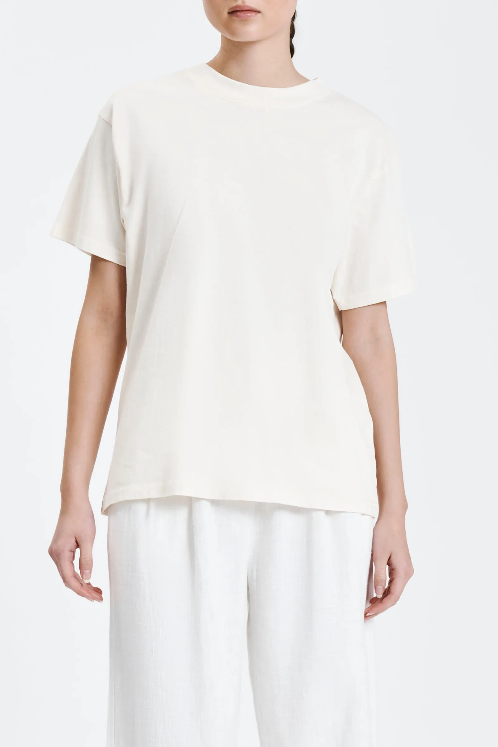 FRANKIE ORGANIC WASHED BF TEE sold by Nude Lucy product image thumbnail 2