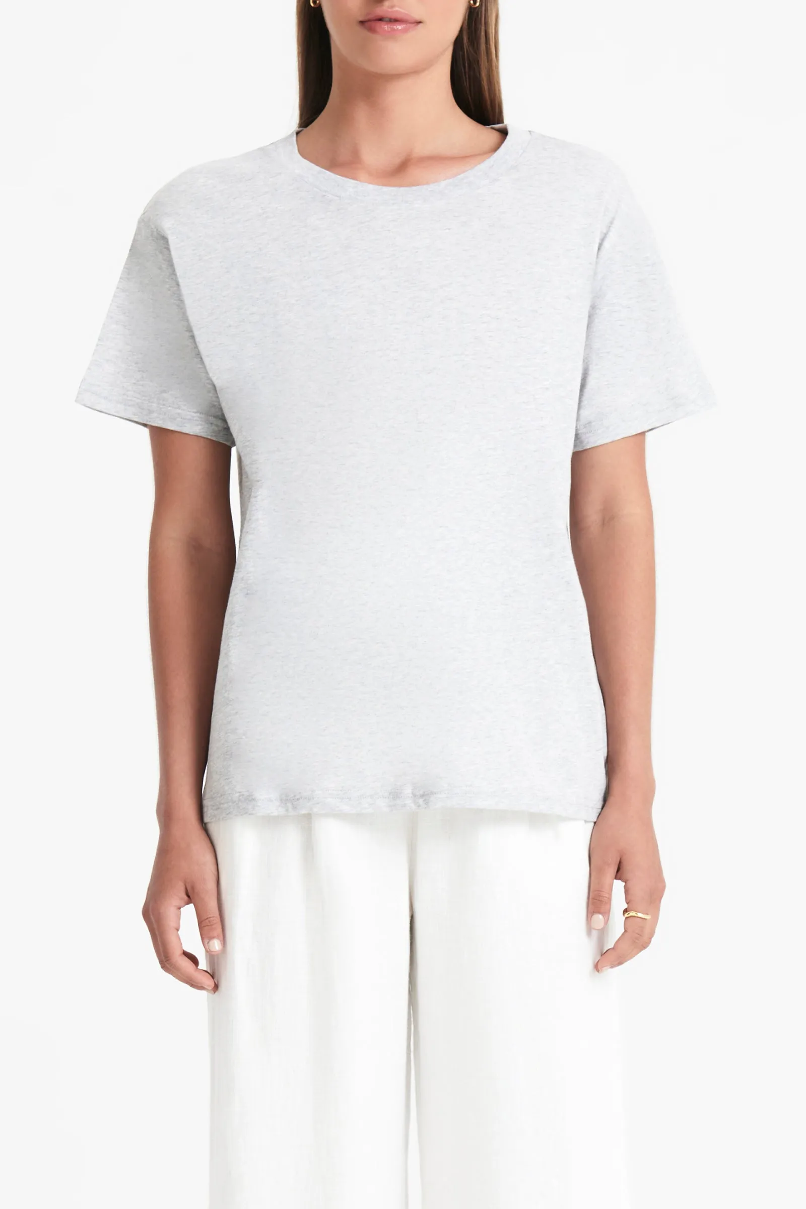 FRANKIE ORGANIC BOYFRIEND TEE sold by Nude Lucy product image thumbnail 2