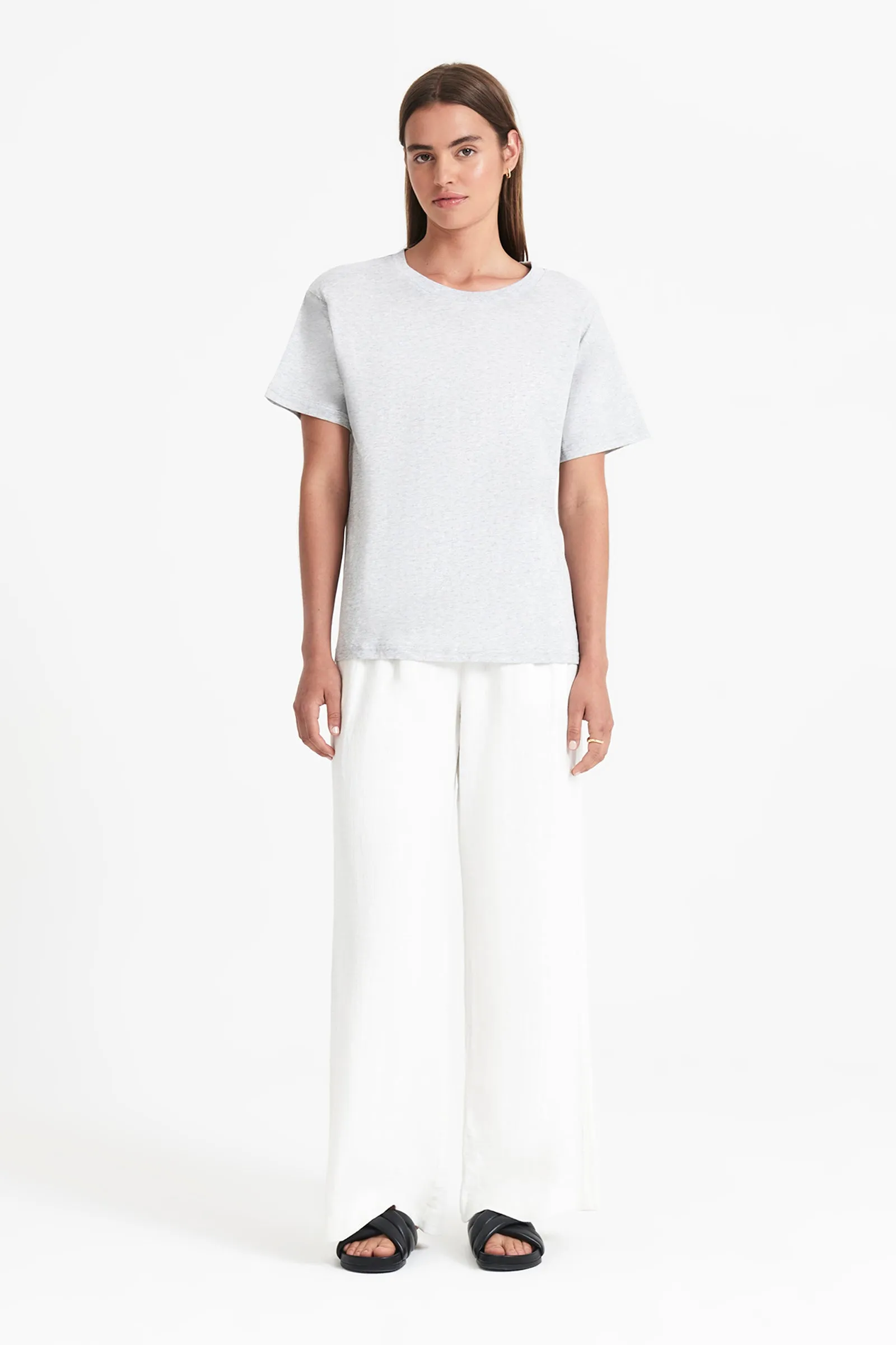 FRANKIE ORGANIC BOYFRIEND TEE sold by Nude Lucy