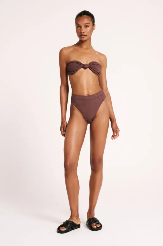 CLASSIC HIGH WAIST BIKINI BRIEF sold by Nude Lucy