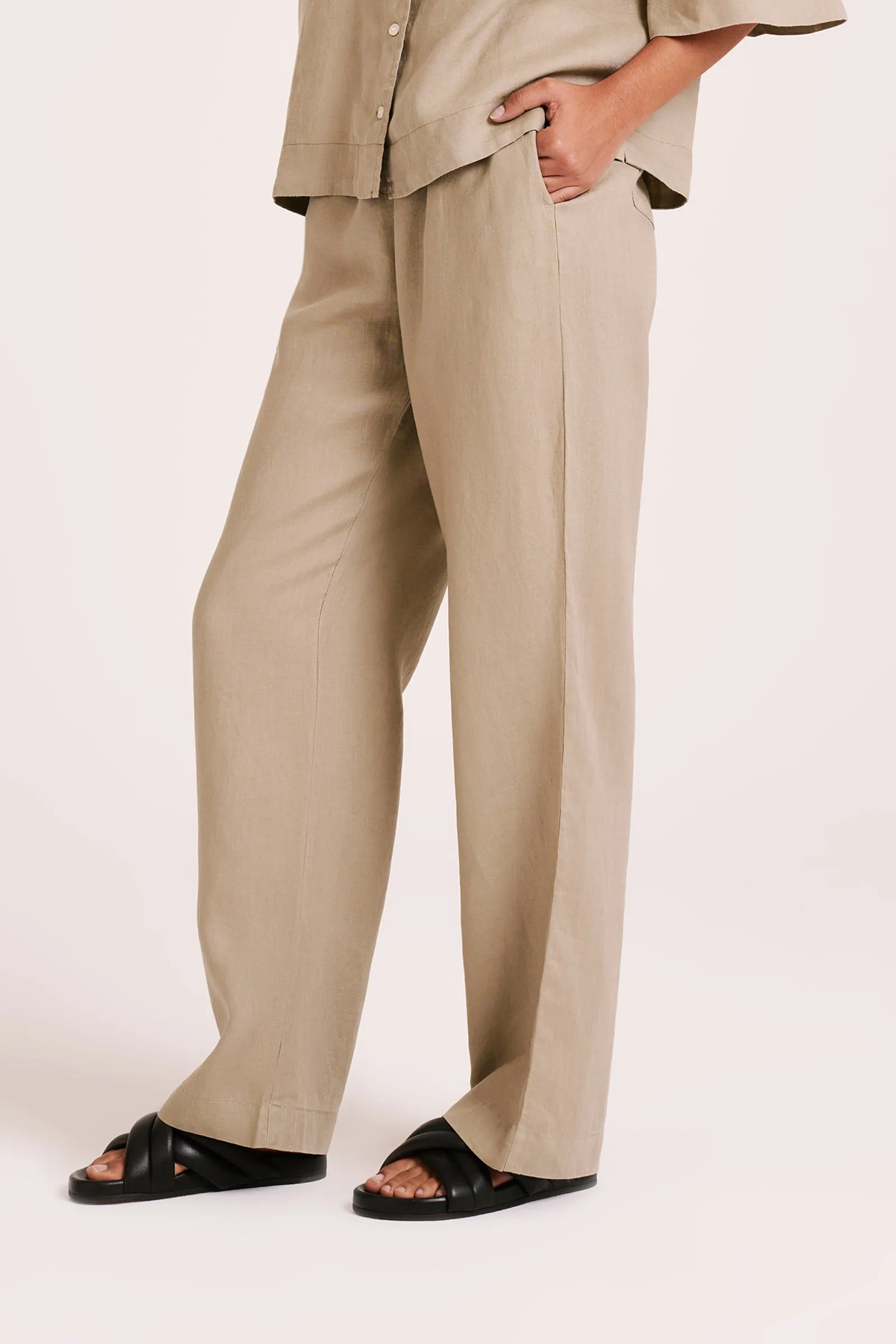 LOUNGE LINEN PANT sold by Nude Lucy product image thumbnail 4