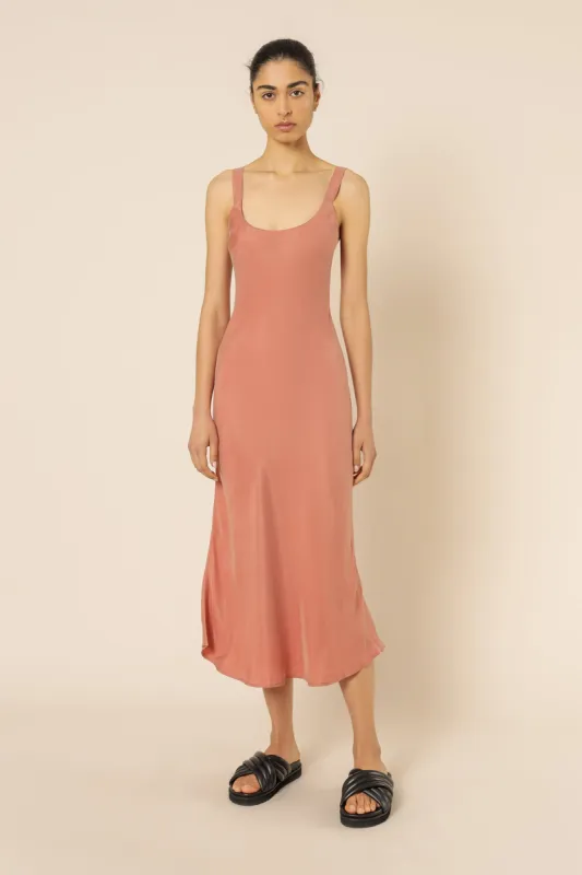 ESME CUPRO SLIP DRESS sold by Nude Lucy