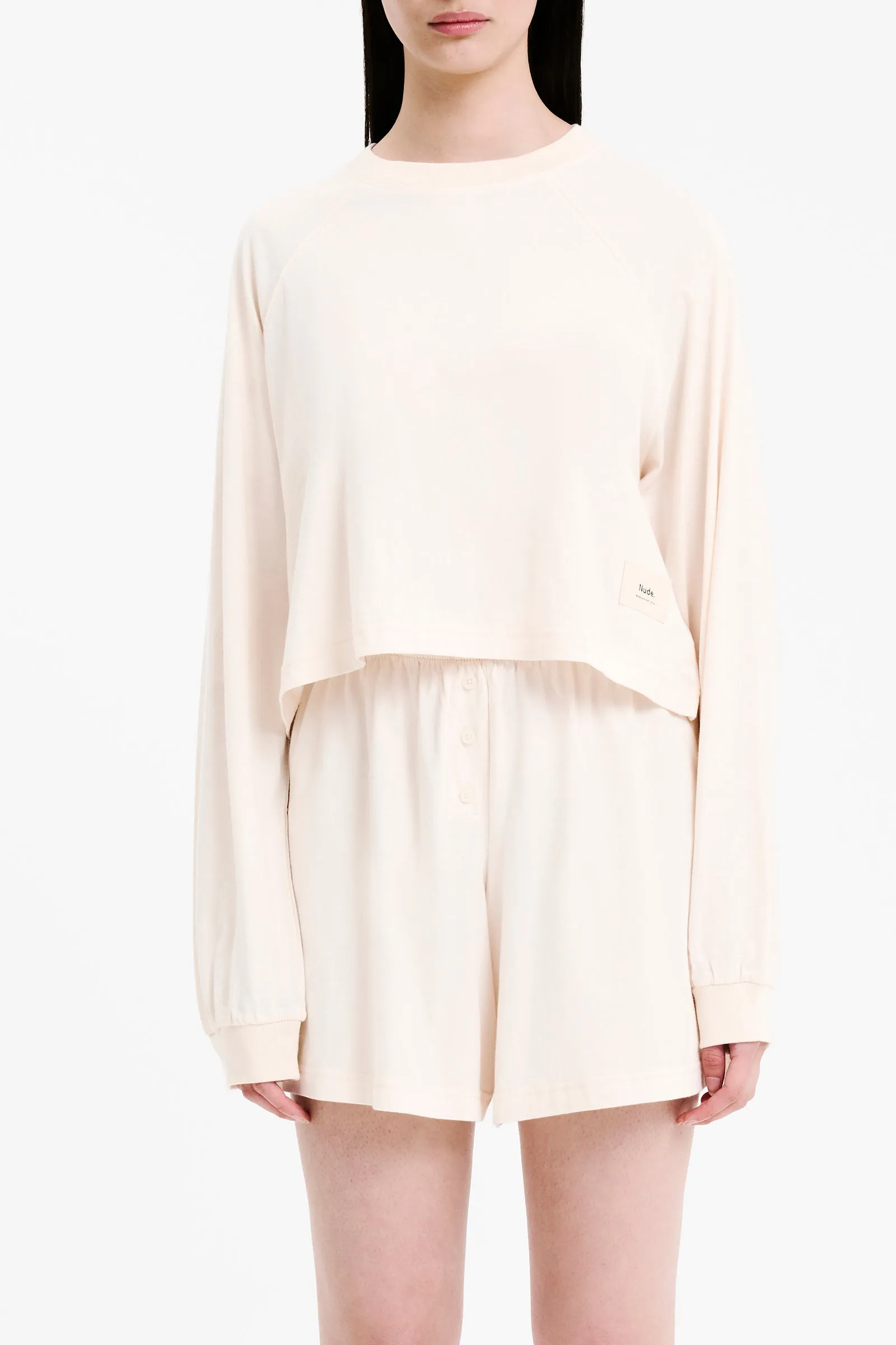 LOUNGE JERSEY LS TEE sold by Nude Lucy product image thumbnail 2