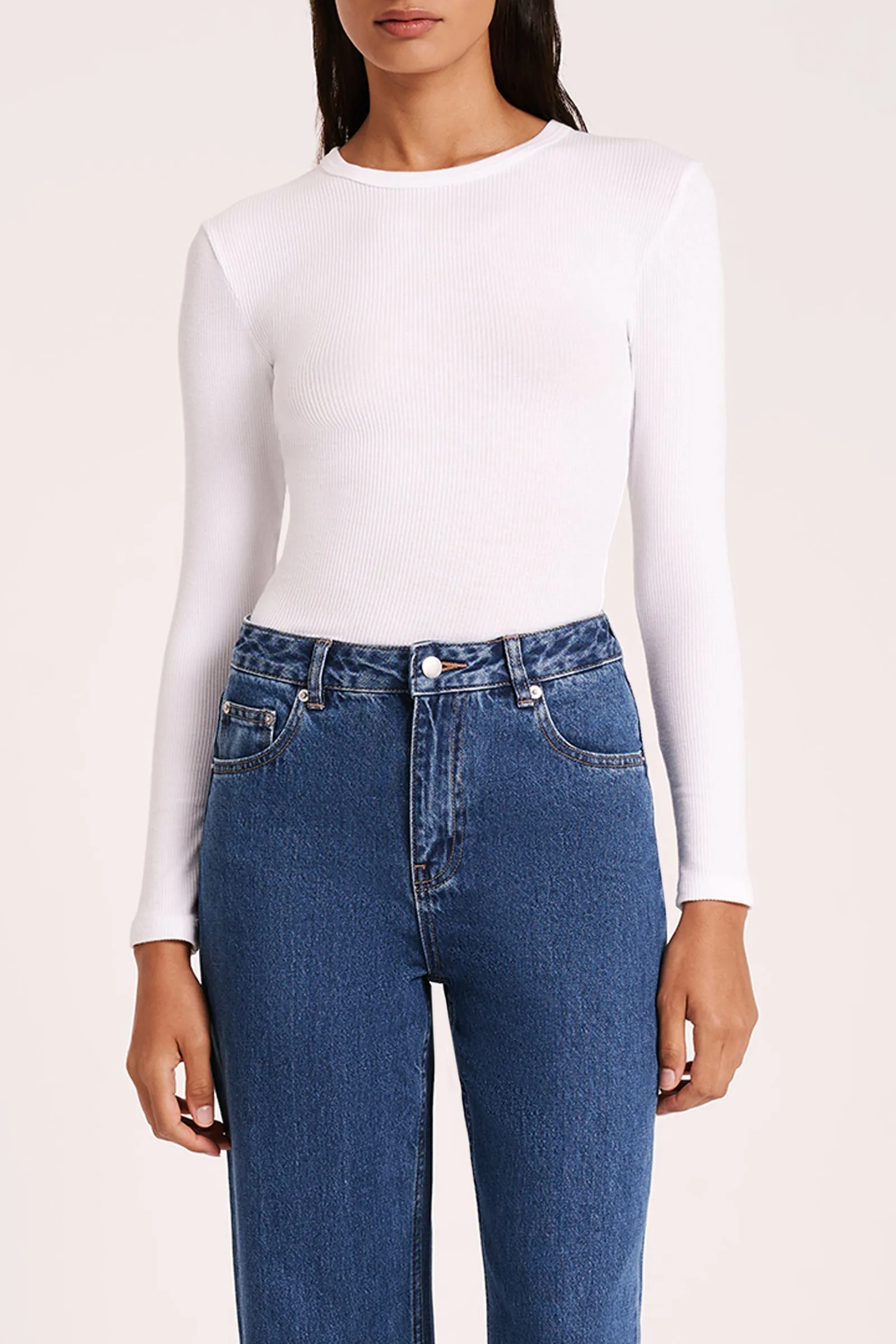 ORGANIC RIB LS TEE sold by Nude Lucy product image thumbnail 3