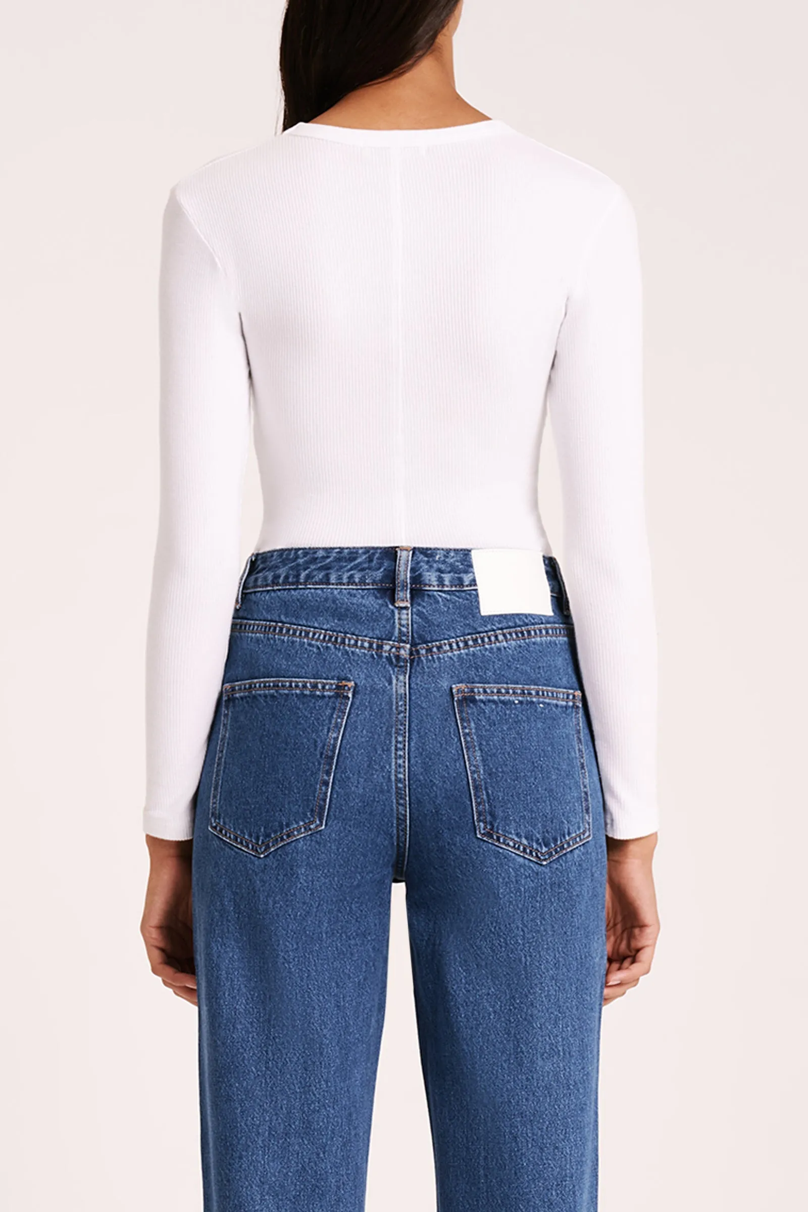 ORGANIC RIB LS TEE sold by Nude Lucy product image thumbnail 5