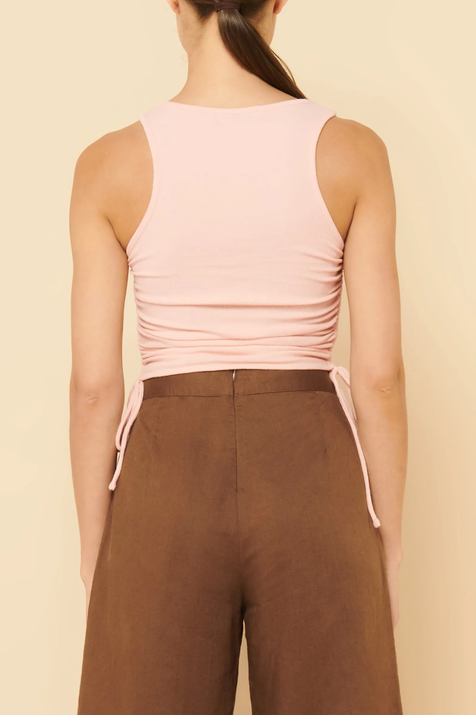 EVE ORGANIC DRAWSTRING TANK sold by Nude Lucy product image thumbnail 4