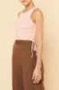 EVE ORGANIC DRAWSTRING TANK sold by Nude Lucy