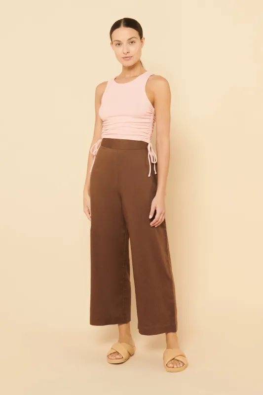 EVE ORGANIC DRAWSTRING TANK sold by Nude Lucy