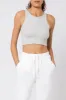 ANNIE WAFFLE TANK sold by Nude Lucy