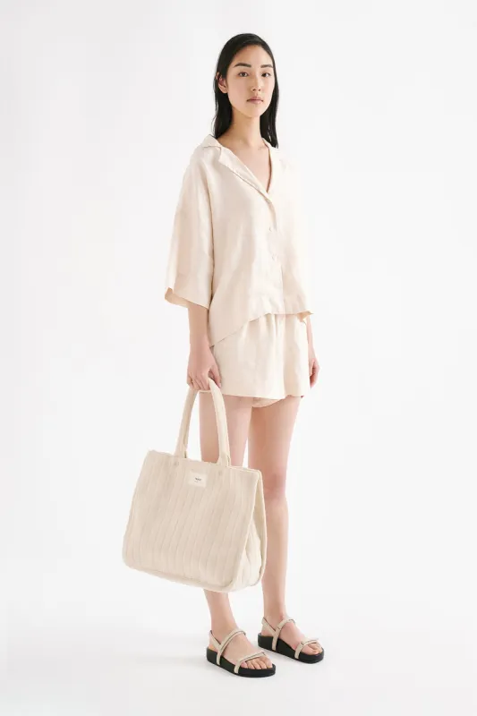 TERRY SHOPPER TOTE sold by Nude Lucy