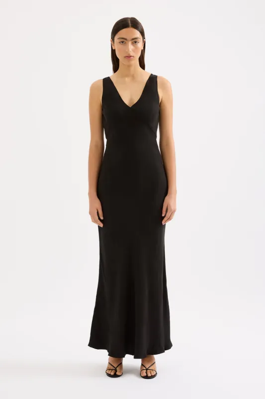 HARPER CUPRO MAXI DRESS sold by Nude Lucy