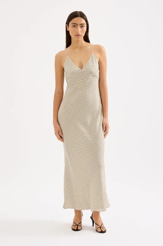 DELPHINE SLIP MAXI DRESS sold by Nude Lucy