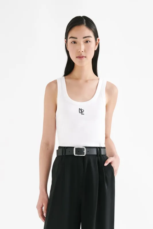 ORGANIC EMBLEM SINGLET sold by Nude Lucy