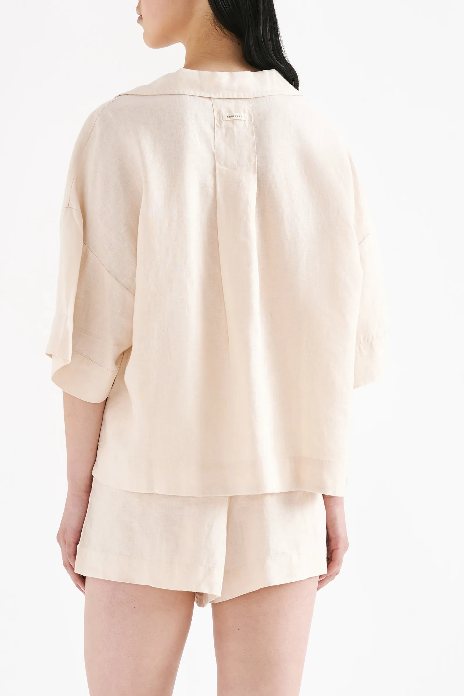 LOUNGE LINEN SHIRT sold by Nude Lucy product image thumbnail 4