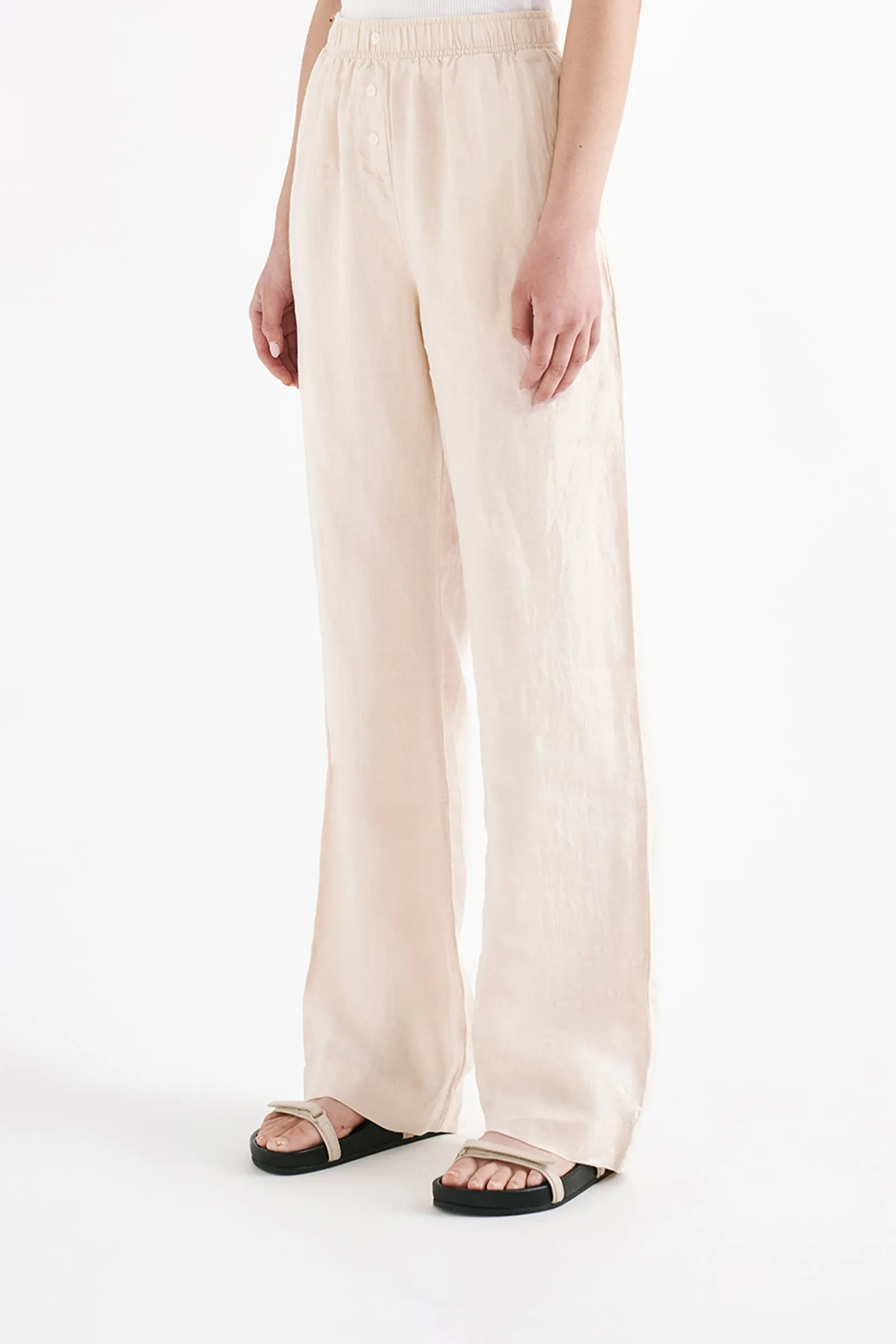 LOUNGE LINEN PANT sold by Nude Lucy product image thumbnail 2