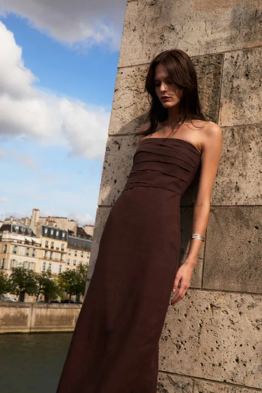 SALMA STRAPLESS DRESS sold by Nude Lucy