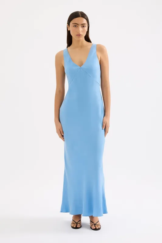 HARPER CUPRO MAXI DRESS sold by Nude Lucy