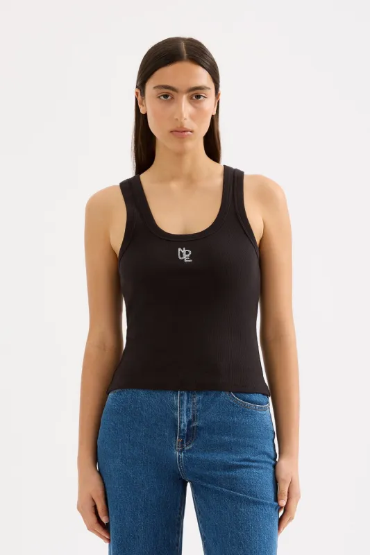 ORGANIC EMBLEM SINGLET sold by Nude Lucy