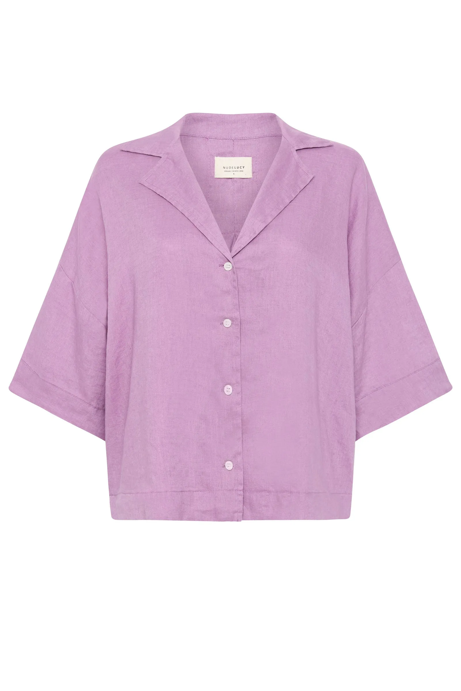 LOUNGE LINEN SHIRT sold by Nude Lucy product image thumbnail 5