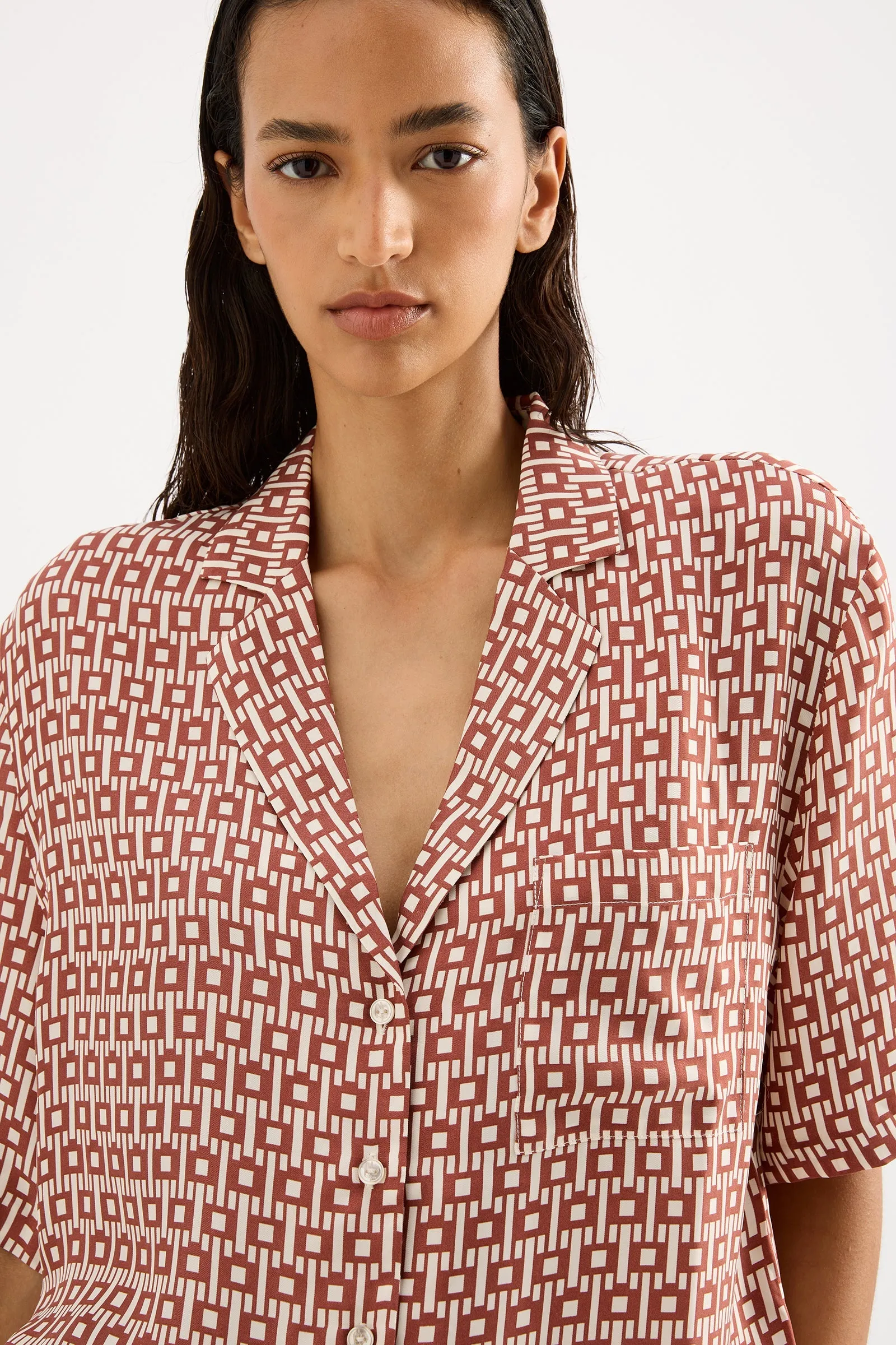 JASPER CUPRO SHIRT sold by Nude Lucy product image thumbnail 5
