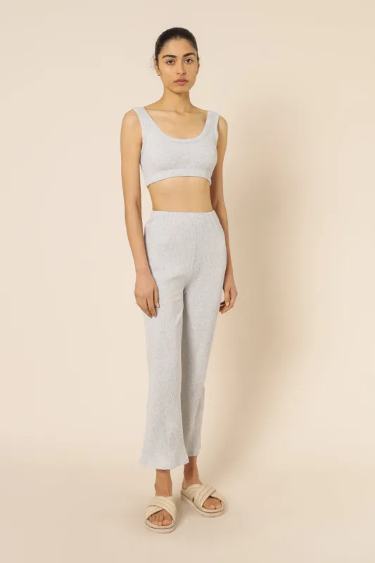 NUDE RIBBED LOUNGE CROP TOP sold by Nude Lucy