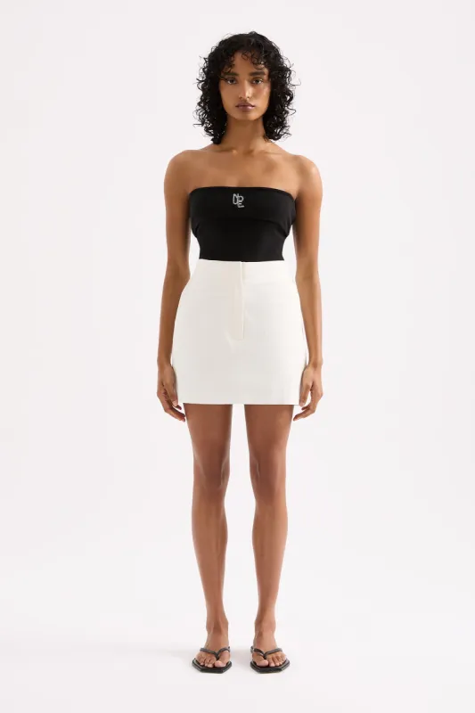RIPLEY TAILORED MINI SKIRT sold by Nude Lucy