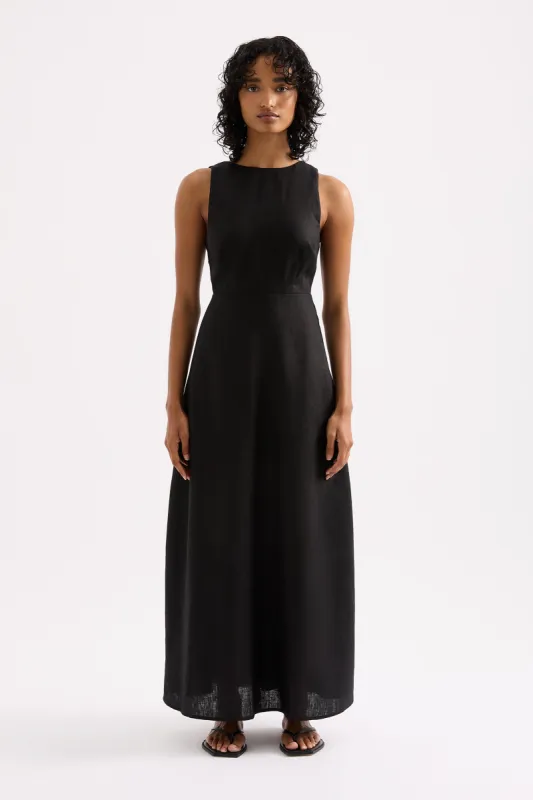GAEL LINEN MAXI DRESS sold by Nude Lucy