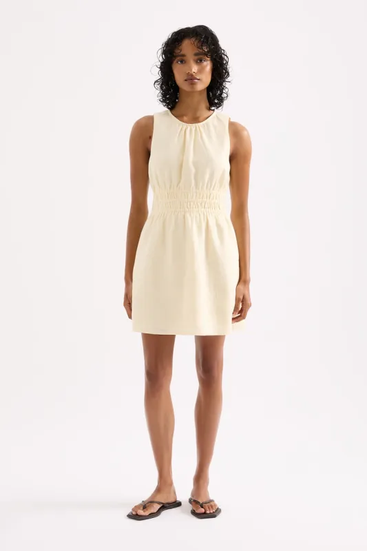 JAXSON LINEN MINI DRESS sold by Nude Lucy