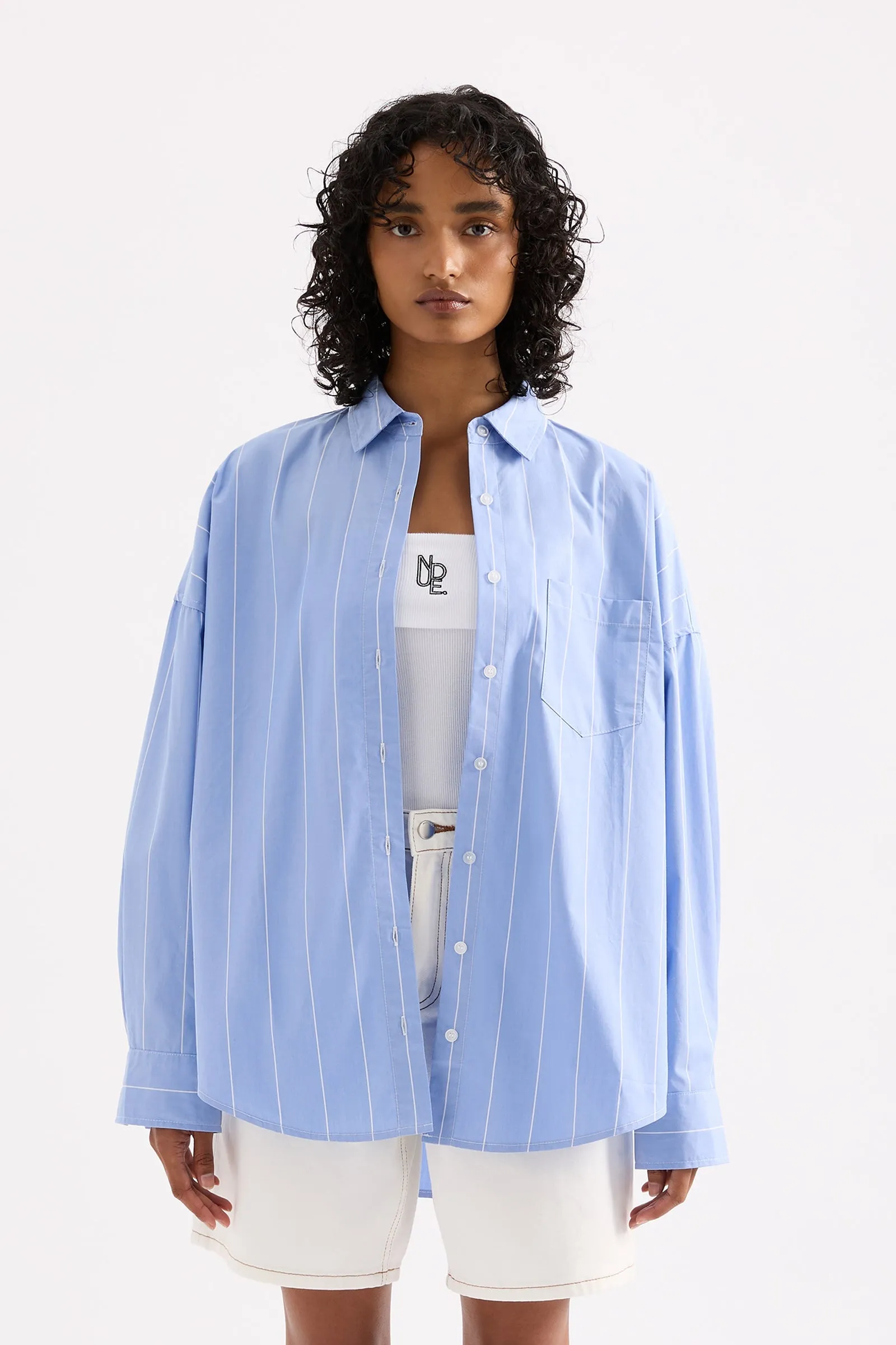 HARPER POPLIN SHIRT sold by Nude Lucy