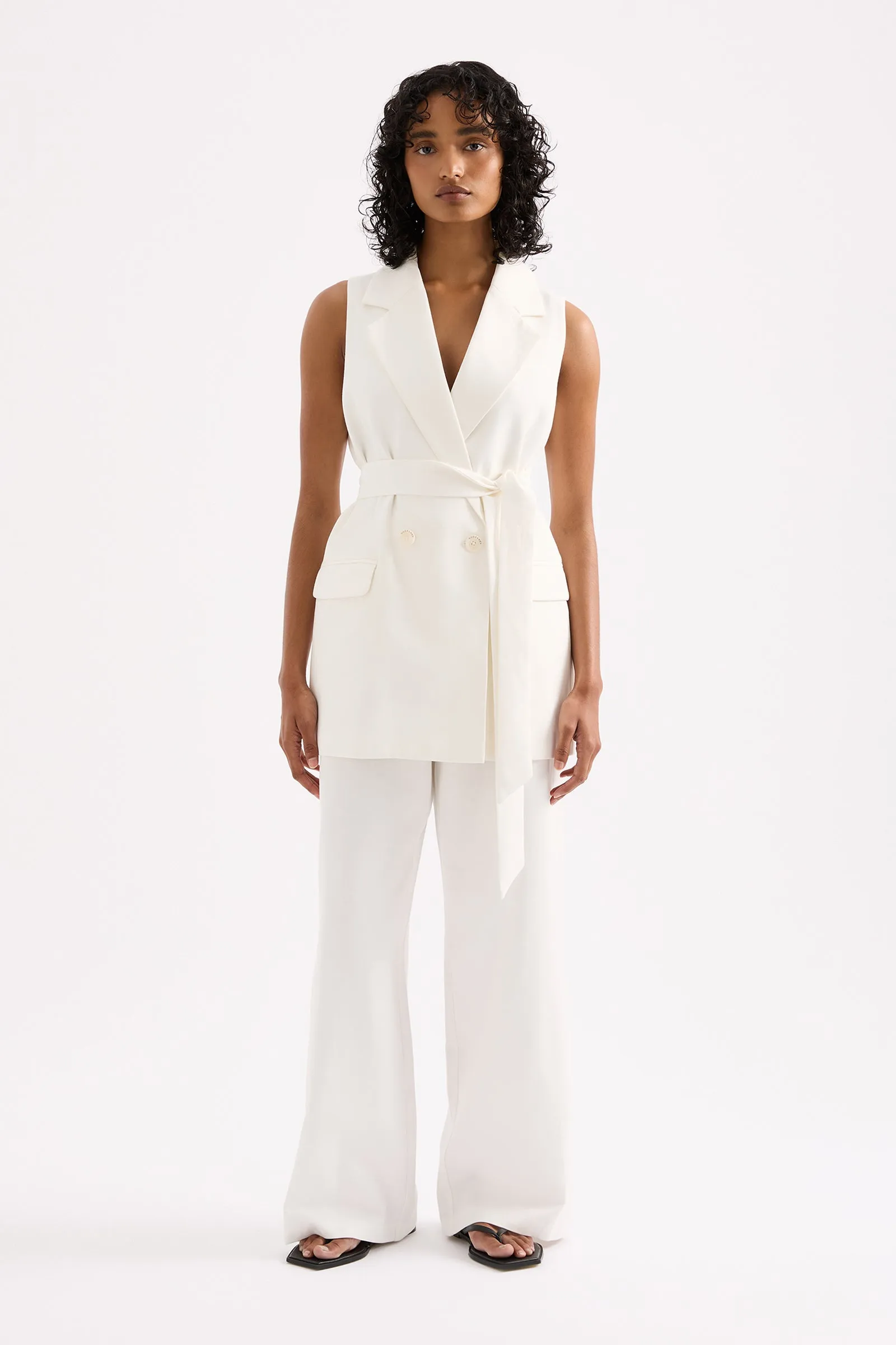 RIPLEY TAILORED VEST sold by Nude Lucy product image thumbnail 5