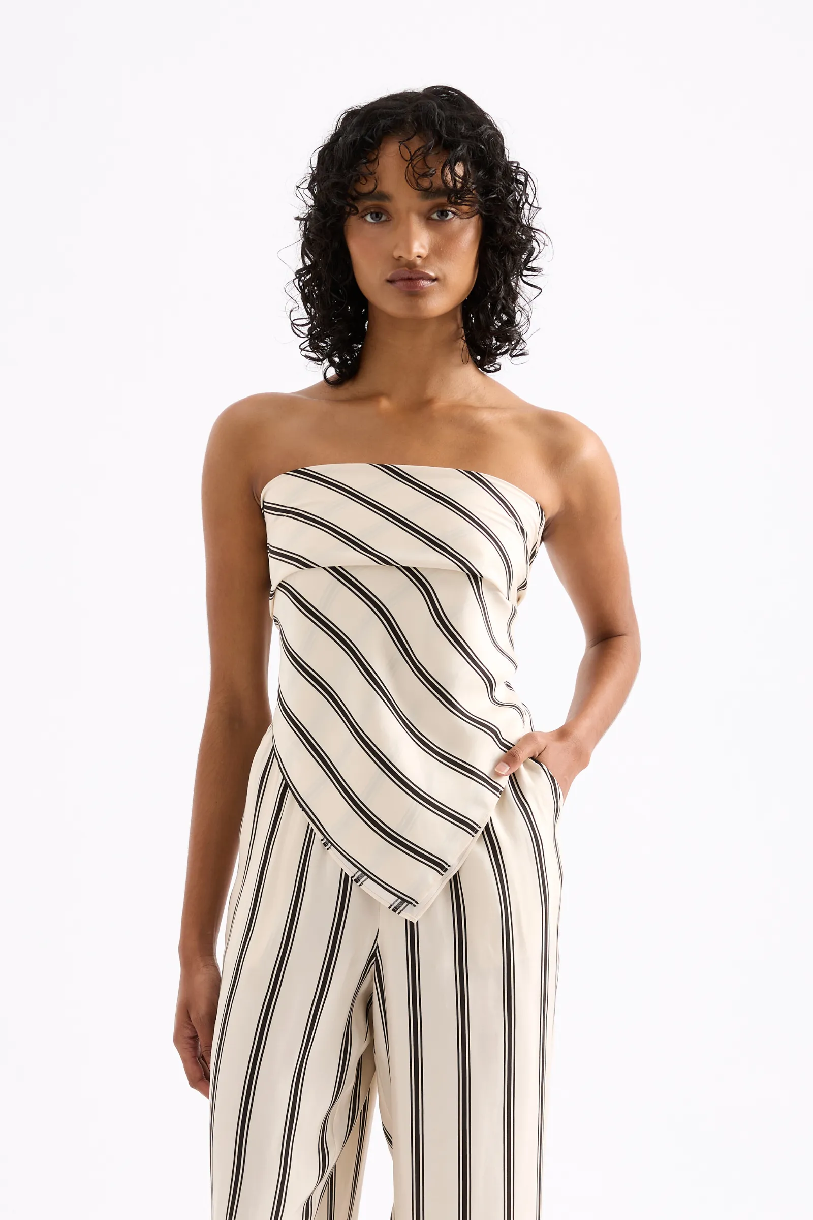 SHILOH STRIPE SCARF sold by Nude Lucy