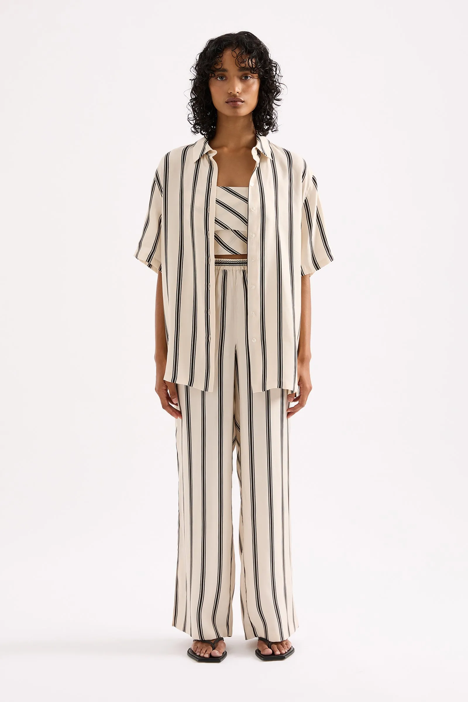 SHILOH STRIPE SCARF sold by Nude Lucy product image thumbnail 5