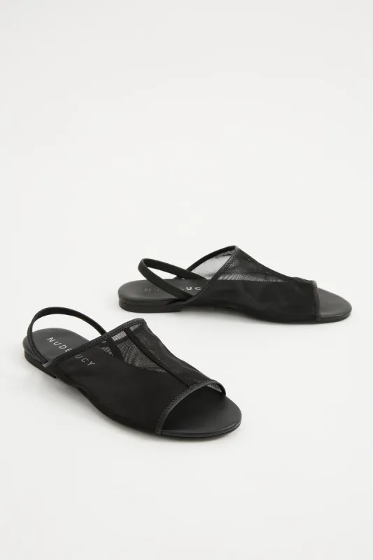ERIS MESH SLINGBACK SANDAL sold by Nude Lucy