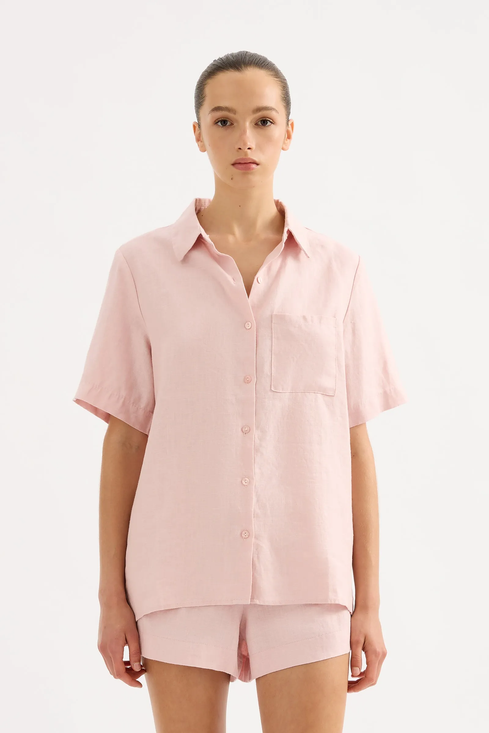 BLAKE LINEN SHIRT sold by Nude Lucy product image thumbnail 2