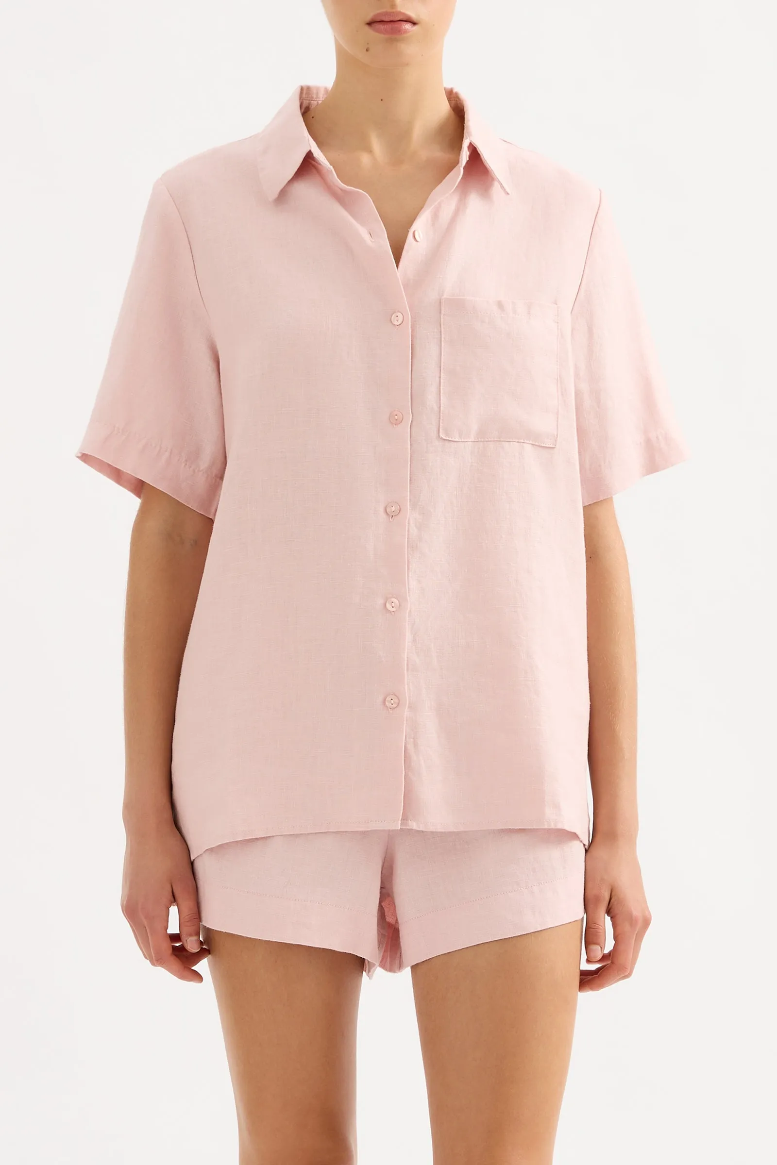 BLAKE LINEN SHIRT sold by Nude Lucy product image thumbnail 3