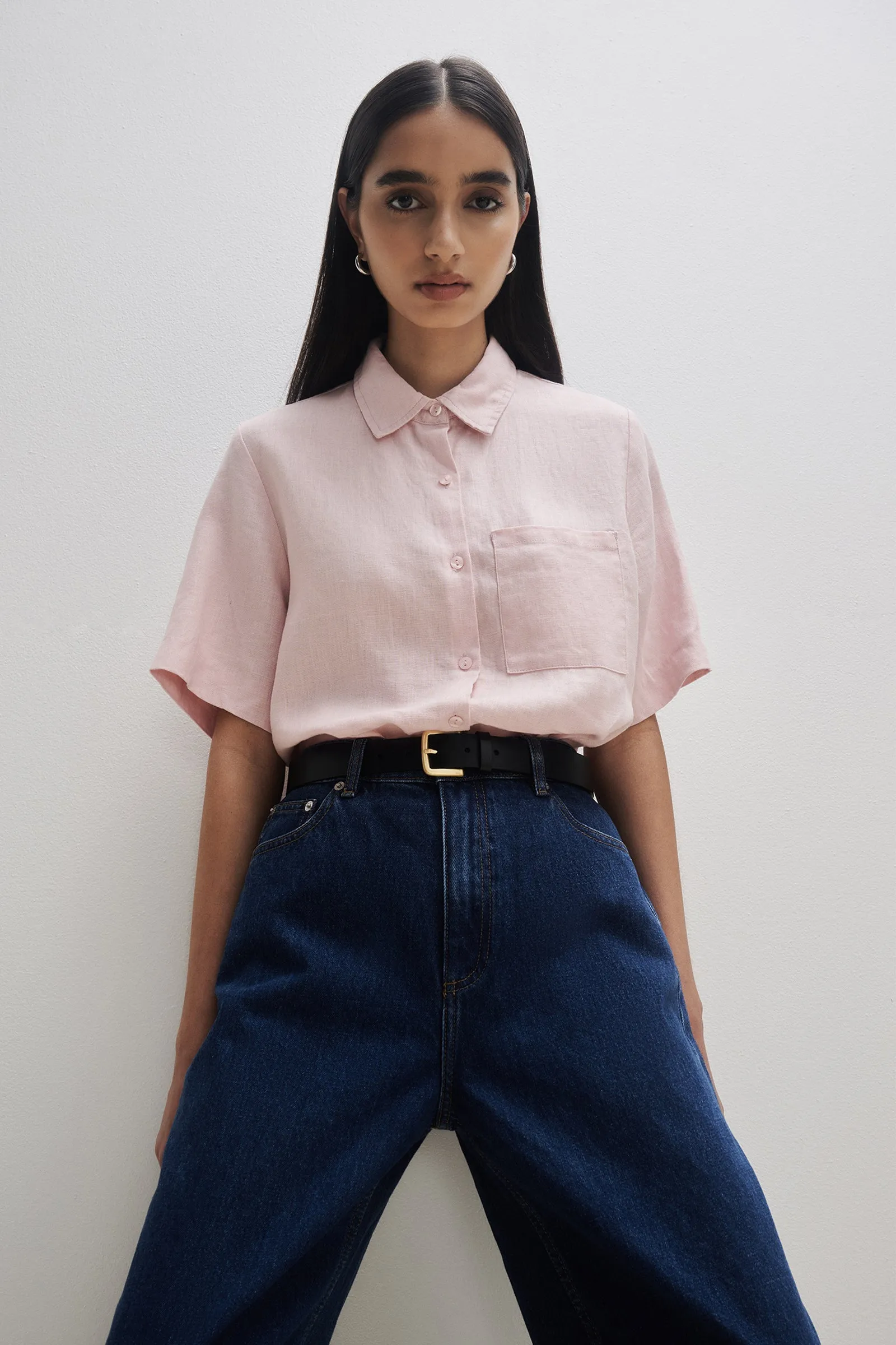 BLAKE LINEN SHIRT sold by Nude Lucy