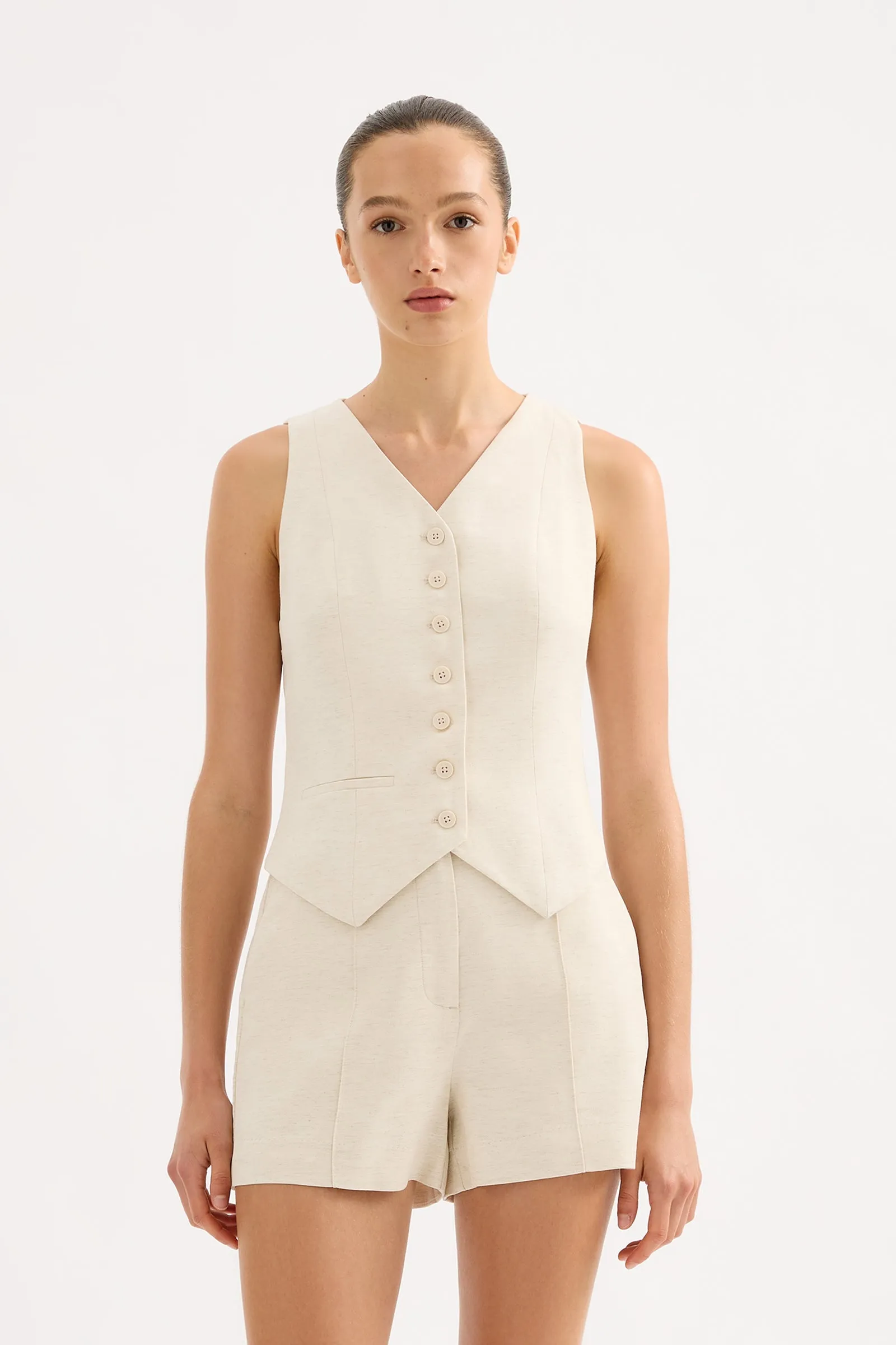 LOGAN TAILORED VEST sold by Nude Lucy product image thumbnail 2