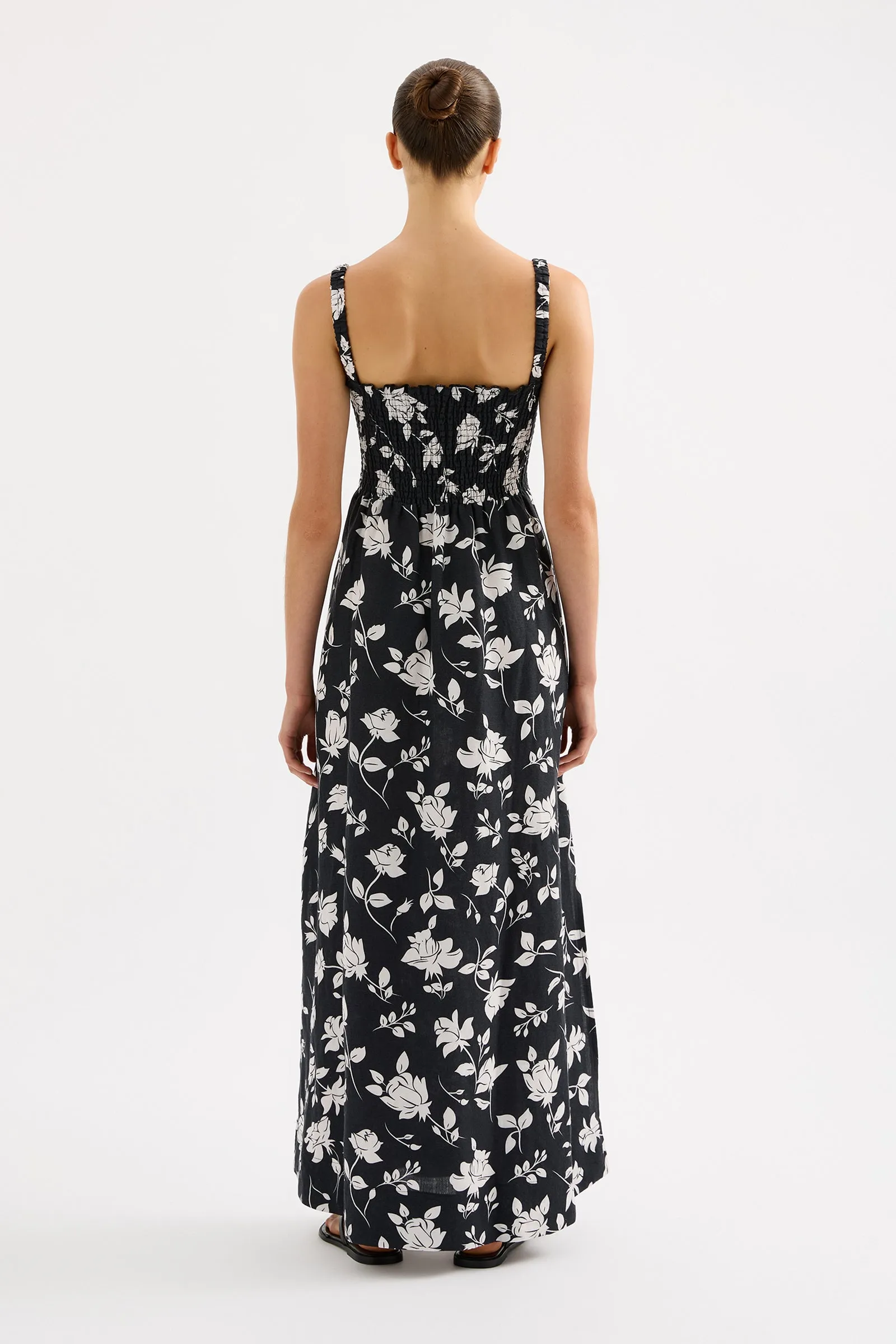 ALBA LINEN MAXI DRESS sold by Nude Lucy product image thumbnail 4